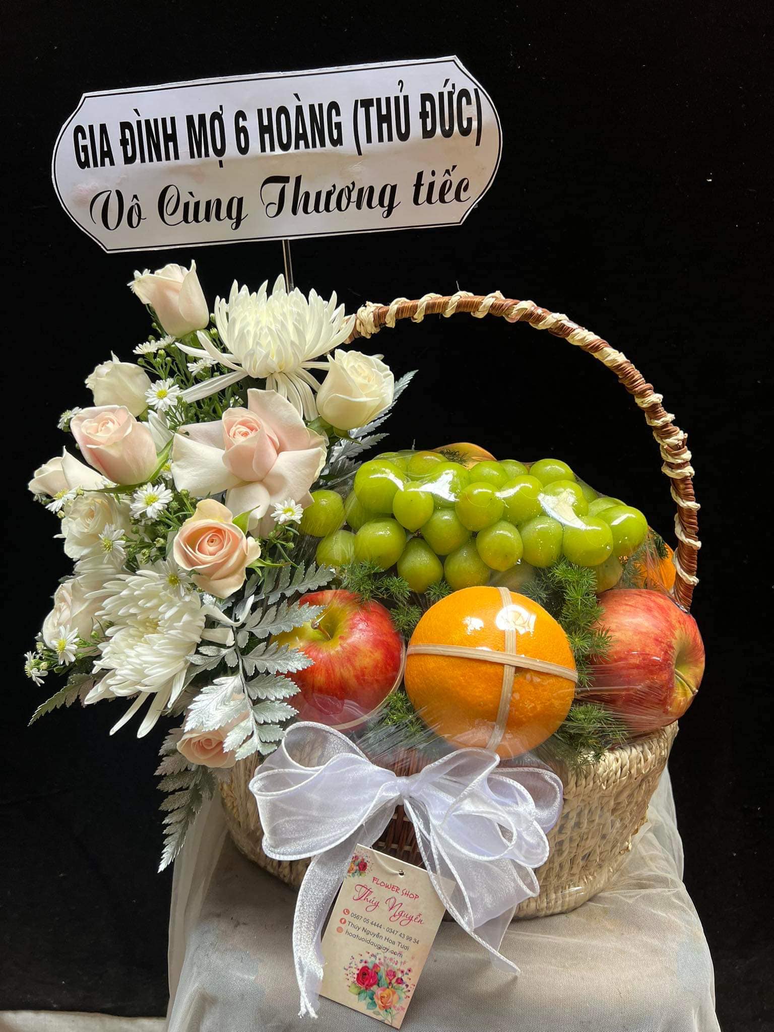 Giỏ Hoa Quả Trái Cây Tươi Chia Buồn