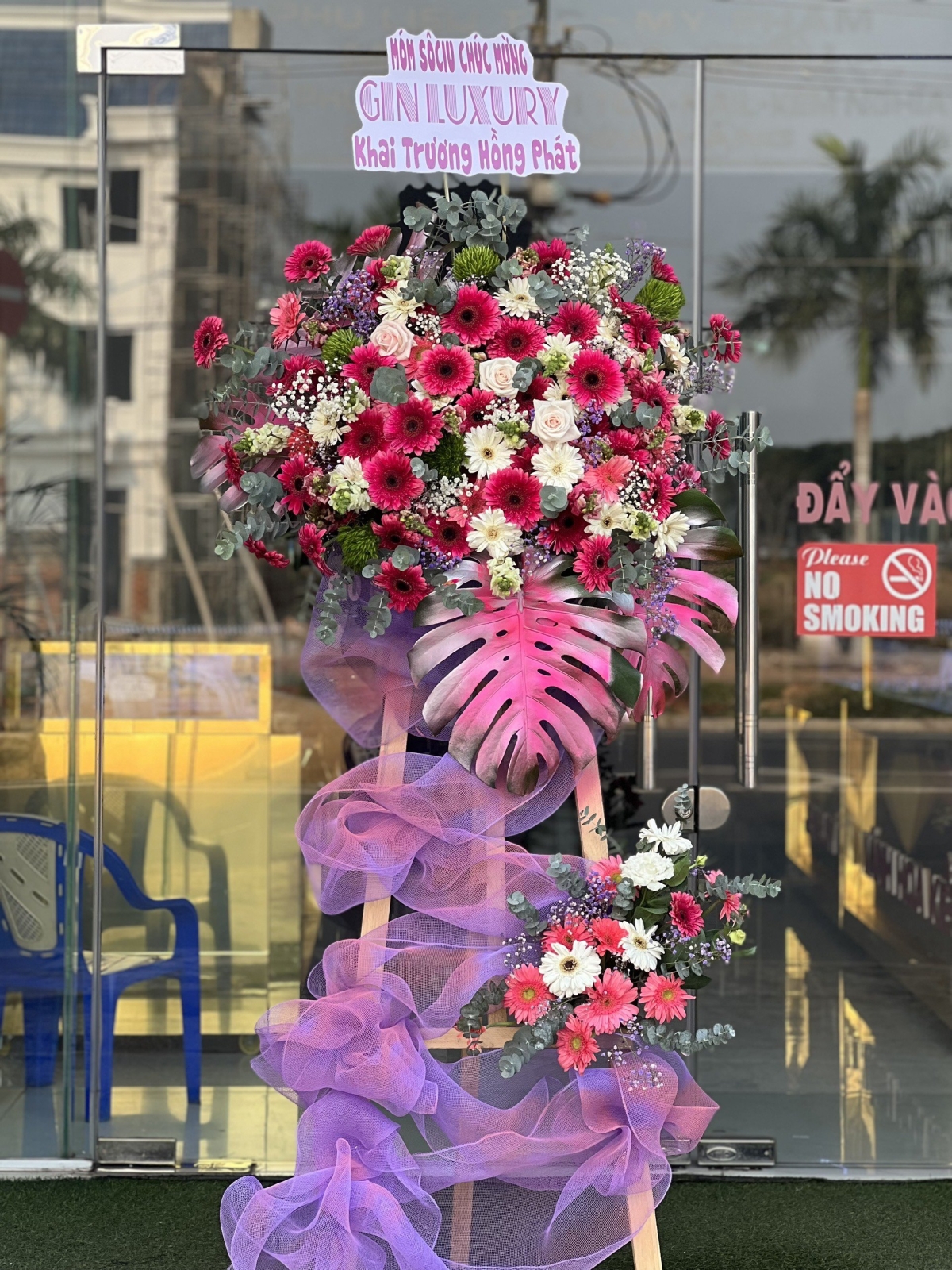 Kệ Hoa Khai Trương - Kệ Hoa Tươi TN102