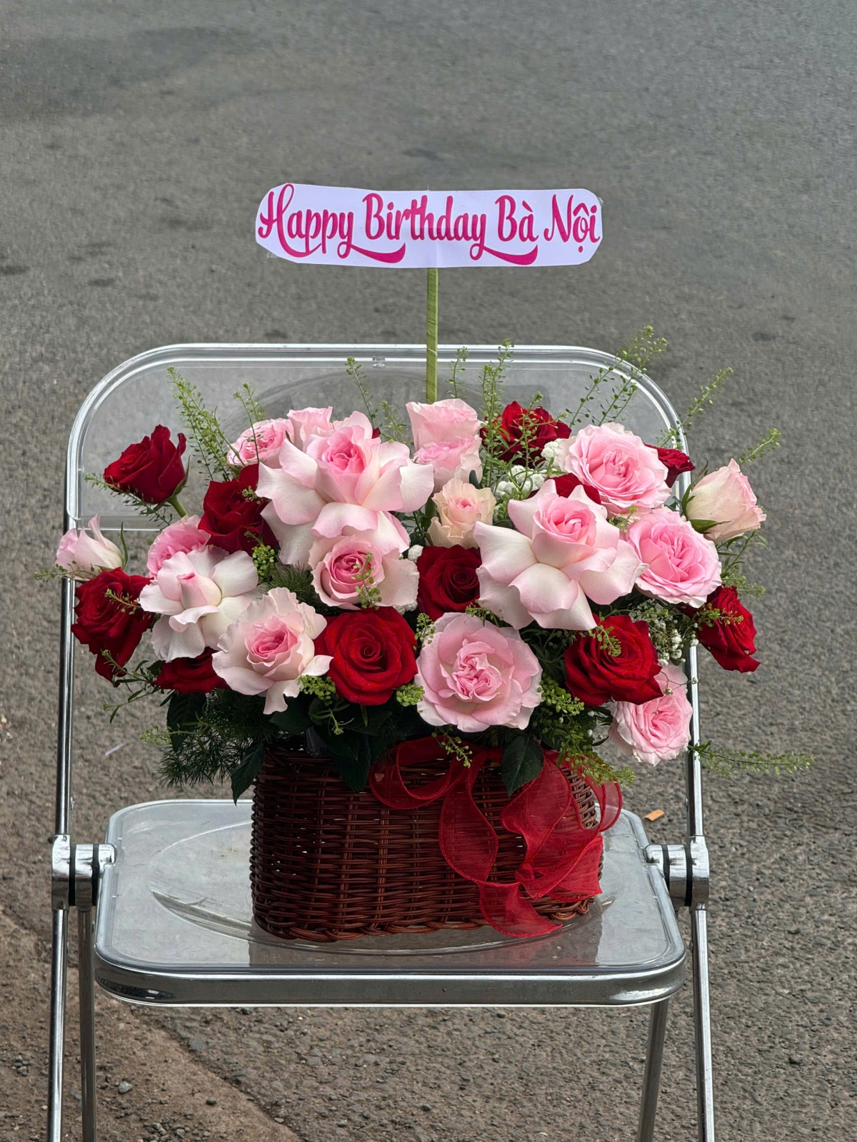 Giỏ Hoa Tươi Chúc Mừng TN70